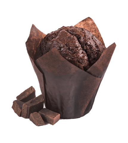 Маффин Шоколадный с шоколадной крошкой «Элит»