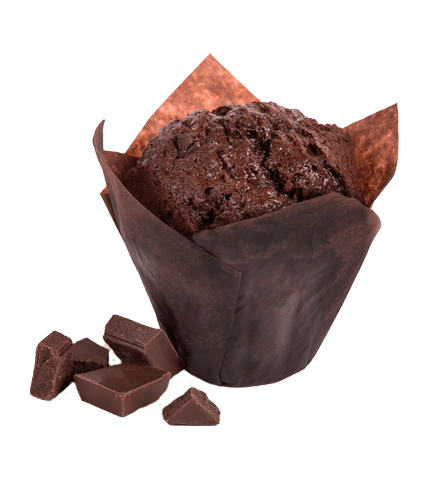Маффин Шоколадный с шоколадной крошкой 