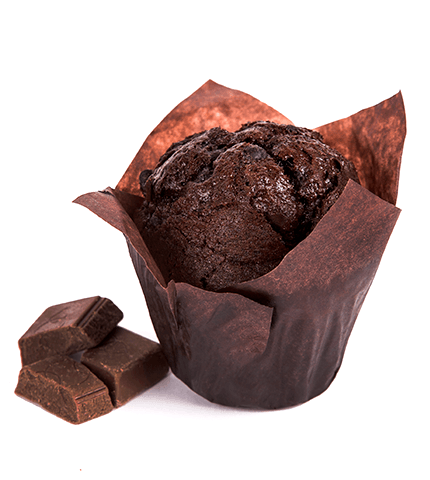 Маффин Шоколадный с шоколадной крошкой 